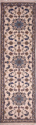 Runner Perser Rug - Nain - Royal - 290 x 85 cm - beige