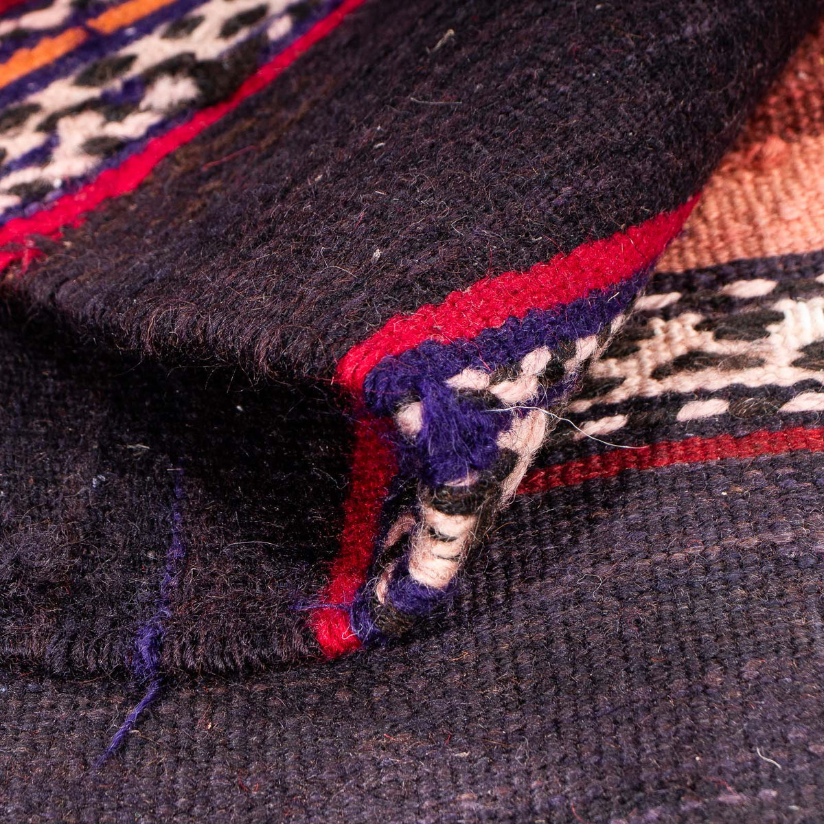 Kelim Rug - Old - 130 x 120 cm - multicolored