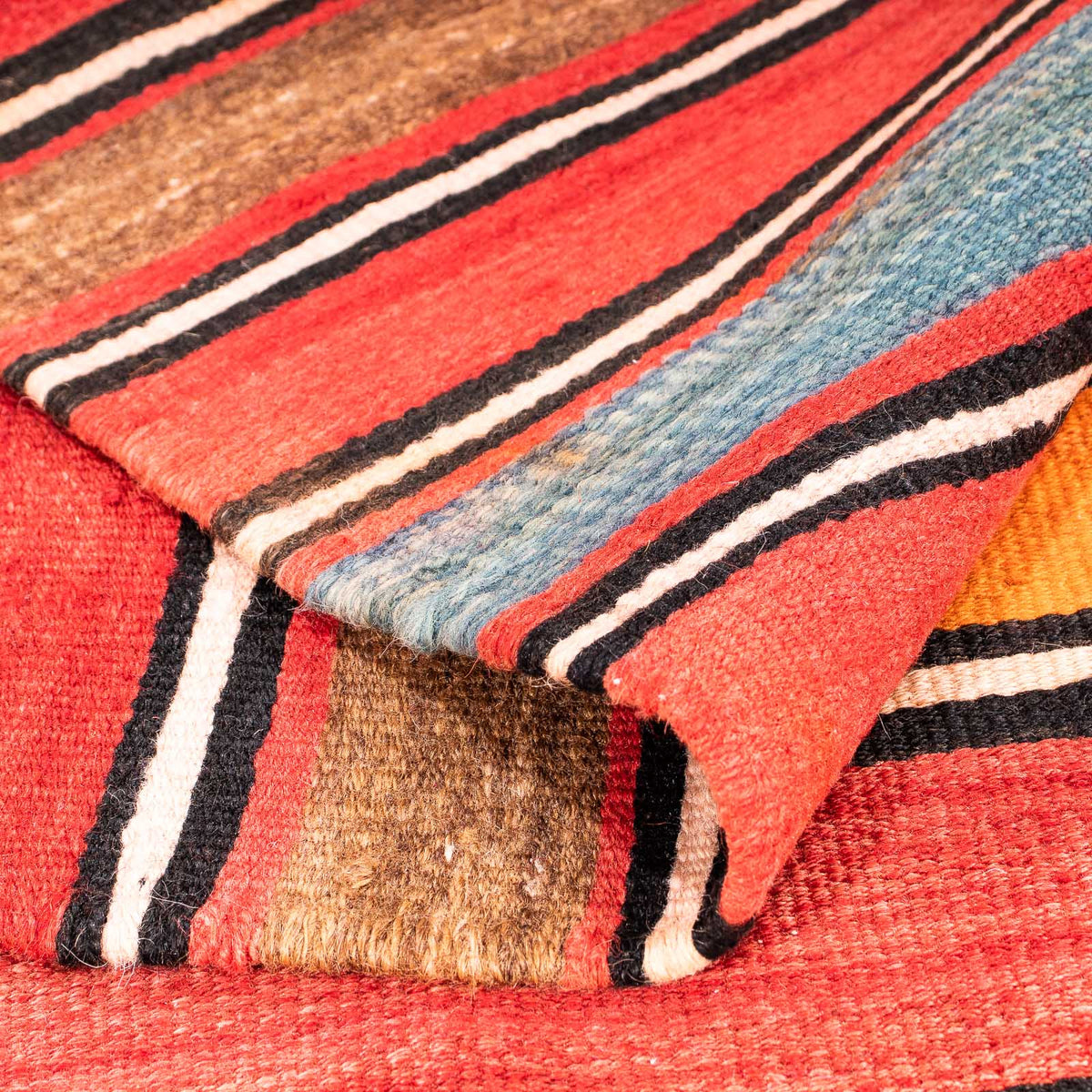 Kelim Rug - Old - 227 x 140 cm - multicolored