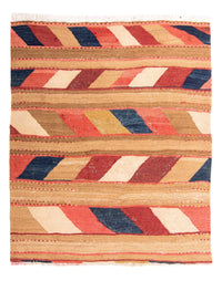 Kelim Rug - Old - 130 x 110 cm - multicolored
