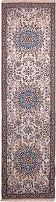 Runner Perser Rug - Nain - Royal - 295 x 81 cm - beige