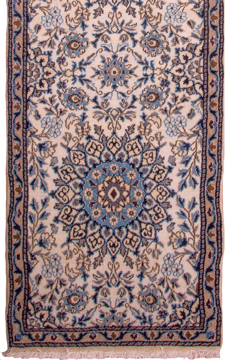 Runner Perser Rug - Nain - Royal - 295 x 81 cm - beige
