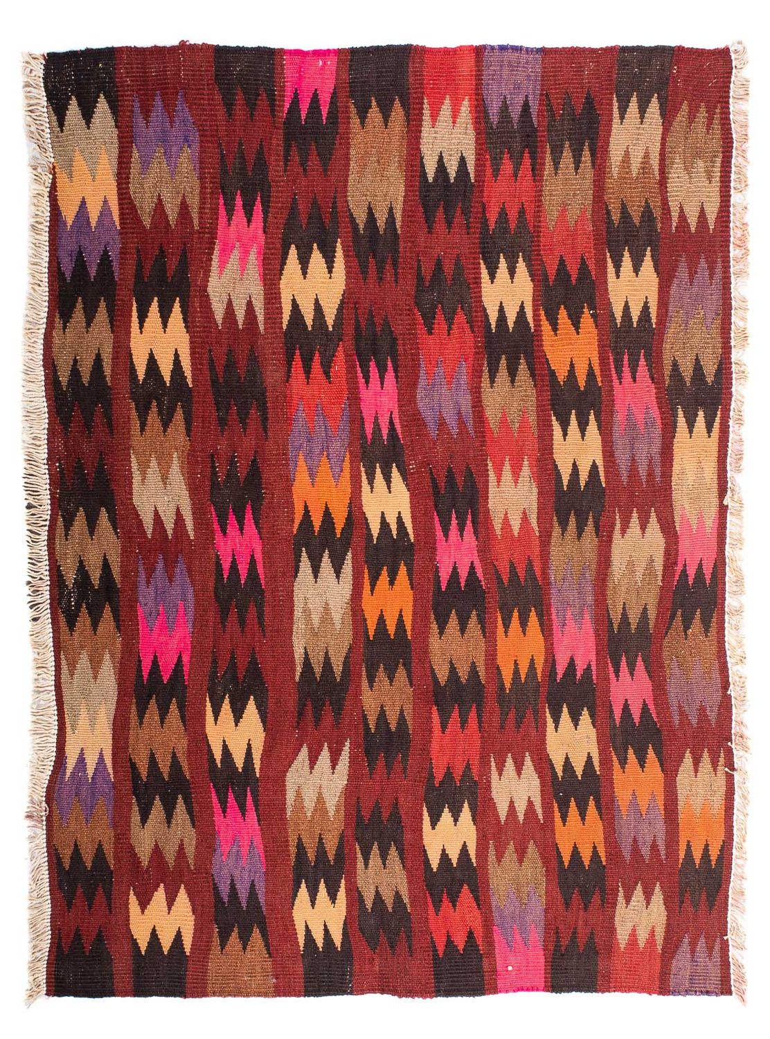 Kelim Rug - Old - 114 x 90 cm - multicolored