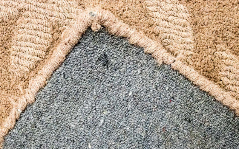 Wool Rug - 148 x 89 cm - brown