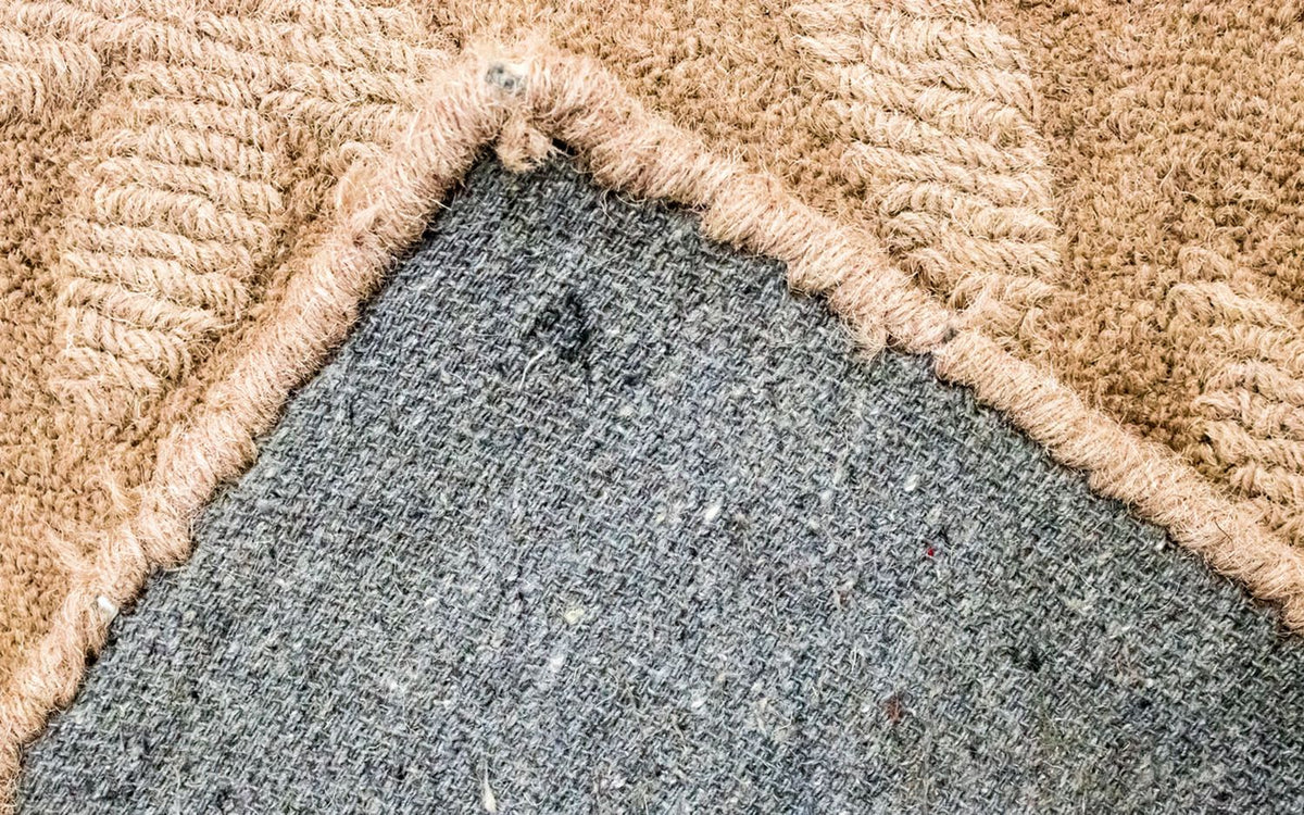 Wool Rug - 148 x 89 cm - brown