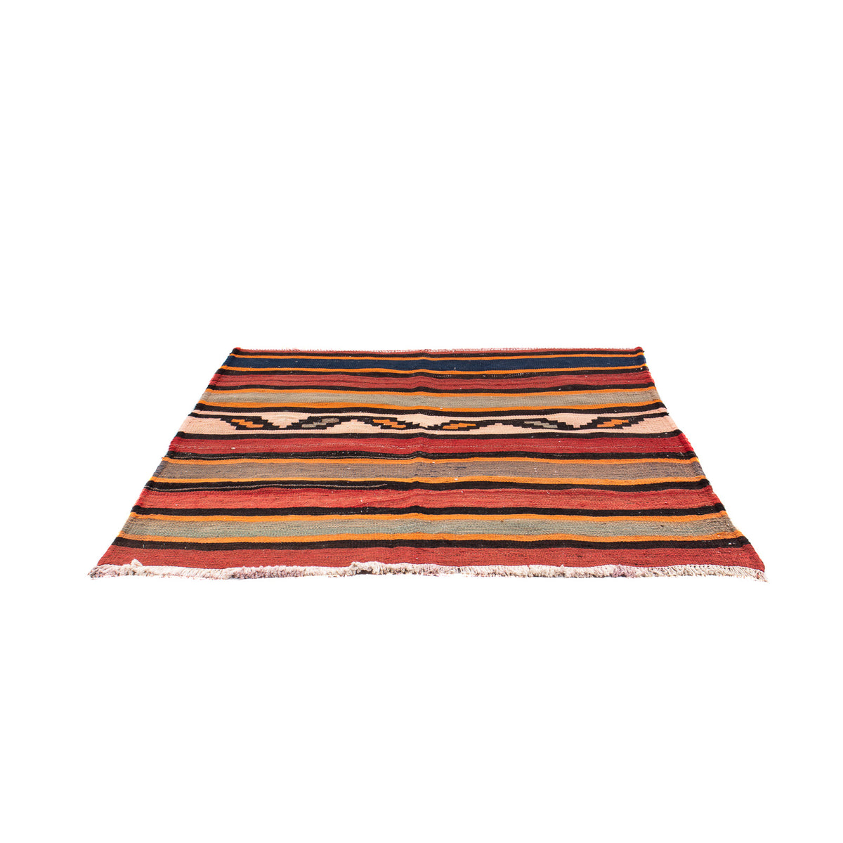 Kelim Rug - Old square  - 130 x 120 cm - multicolored