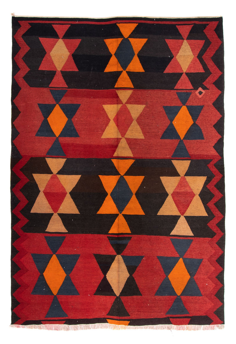 Runner Kelim Rug - Old - 295 x 120 cm - multicolored