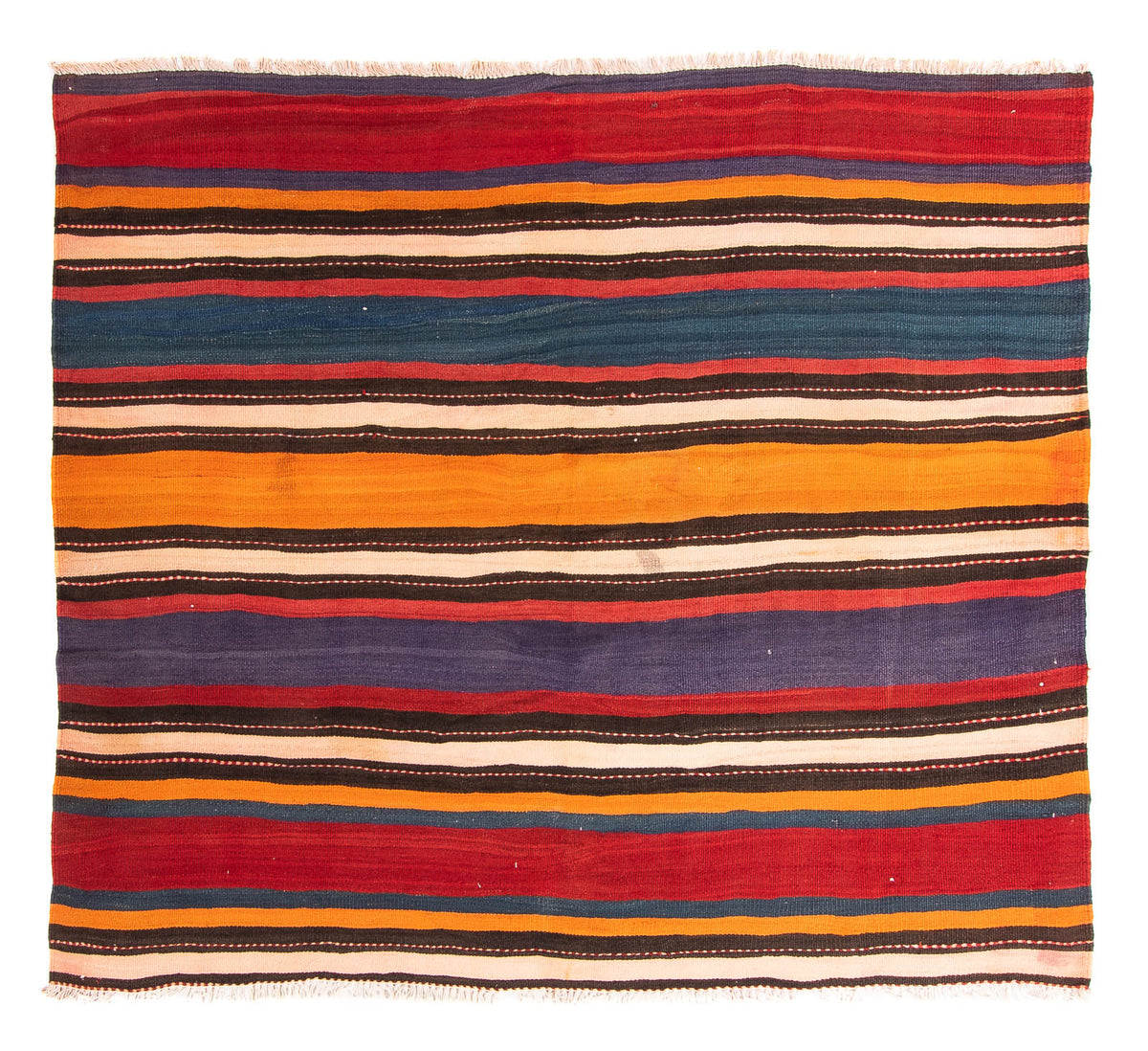 Kelim Rug - Old - 200 x 165 cm - multicolored