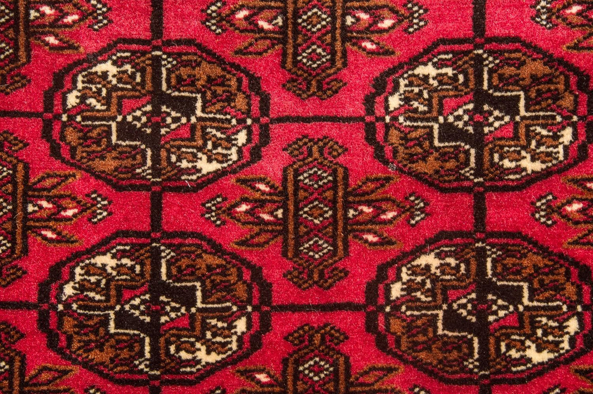 Runner Afghan Rug - Bukhara - 288 x 85 cm - red