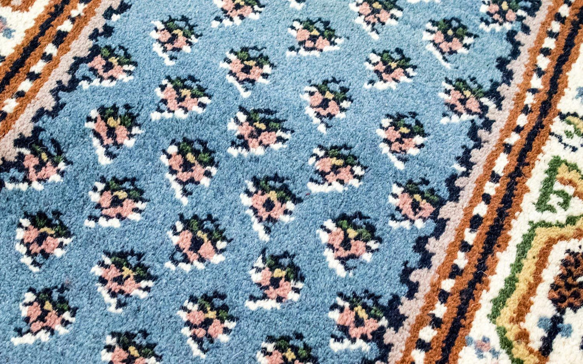 Oriental Rug - 160 x 90 cm - light blue