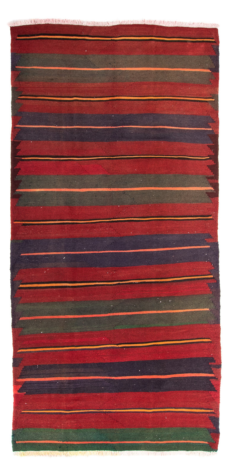 Runner Kelim Rug - Old - 325 x 135 cm - multicolored