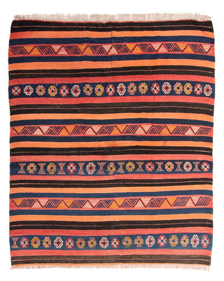 Kelim Rug - Old square  - 180 x 150 cm - multicolored