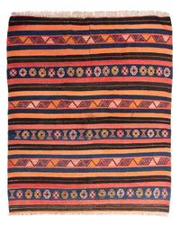 Kelim Rug - Old square  - 180 x 150 cm - multicolored