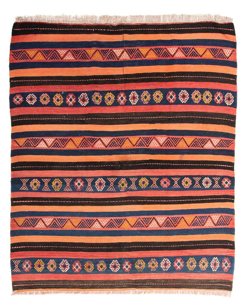 Kelim Rug - Old square  - 180 x 150 cm - multicolored