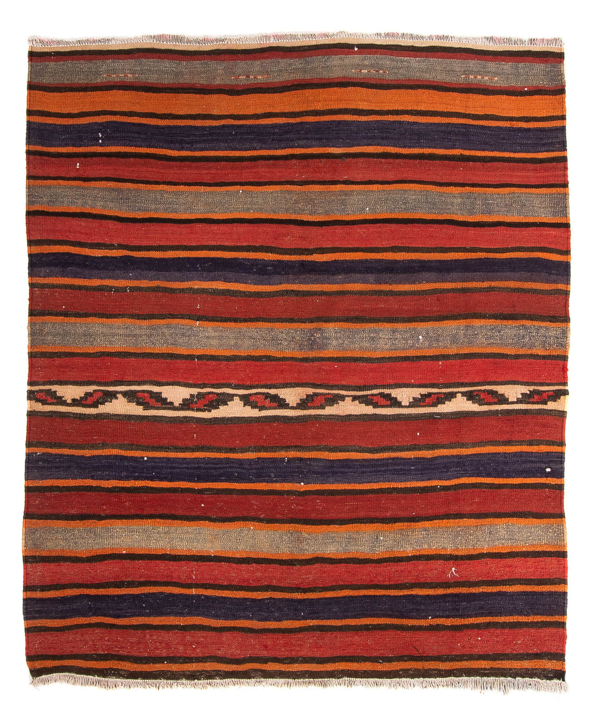 Kelim Rug - Old square  - 185 x 160 cm - multicolored