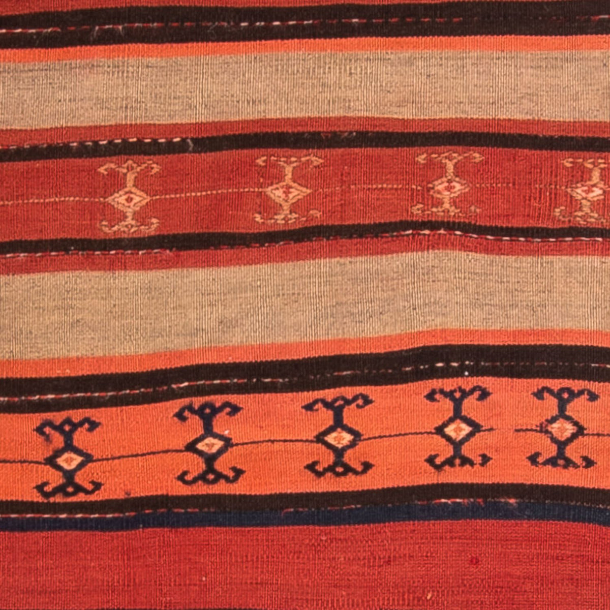 Runner Kelim Rug - Old - 280 x 85 cm - multicolored