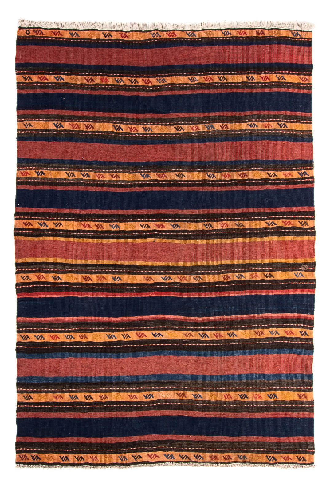 Kelim Rug - Old - 210 x 155 cm - multicolored