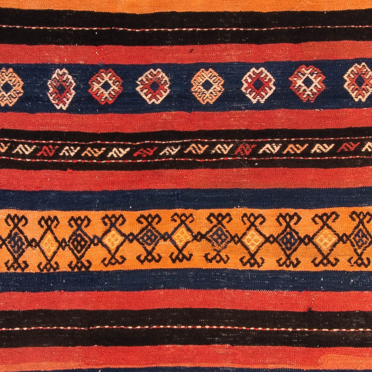 Kelim Rug - Old - 200 x 150 cm - multicolored