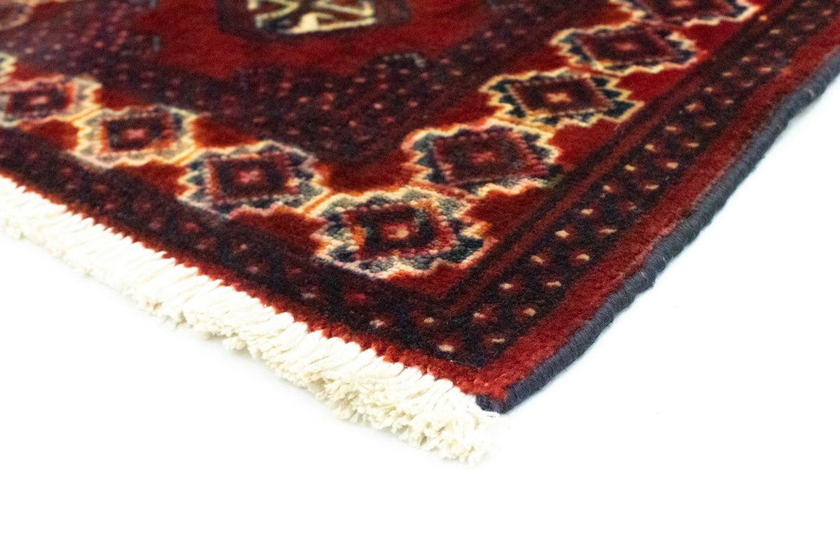 Turkaman Rug - 87 x 62 cm - red