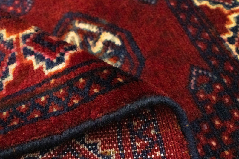 Turkaman Rug - 87 x 62 cm - red