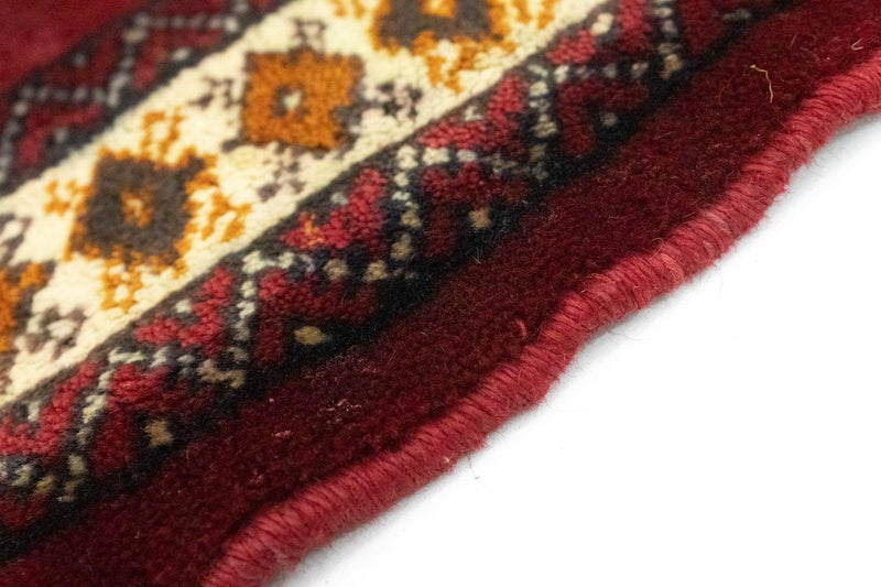 Turkaman Rug - 87 x 64 cm - red