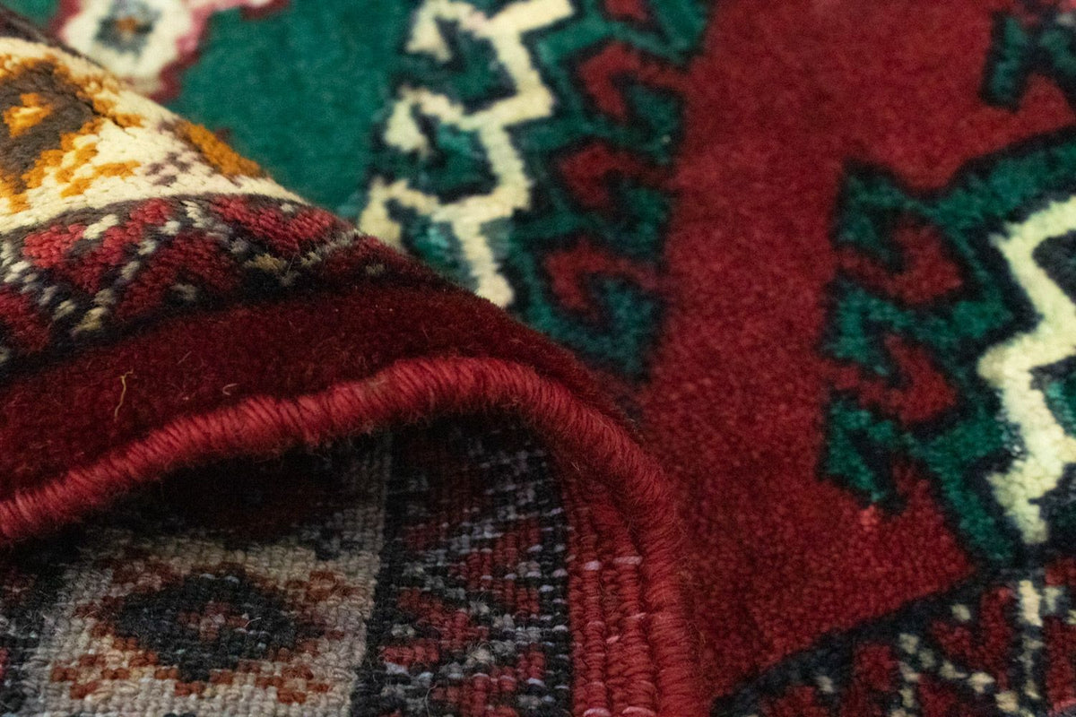 Turkaman Rug - 87 x 64 cm - red