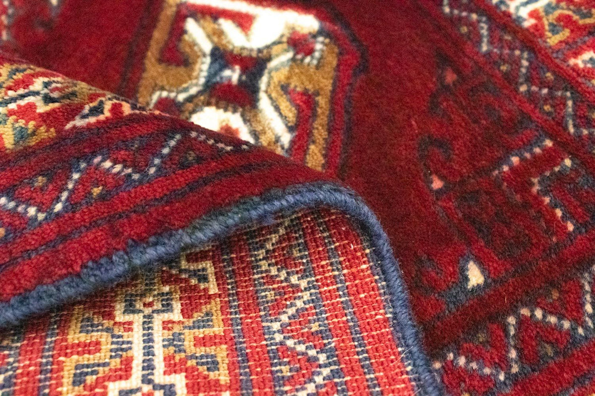 Turkaman Rug - 86 x 62 cm - red