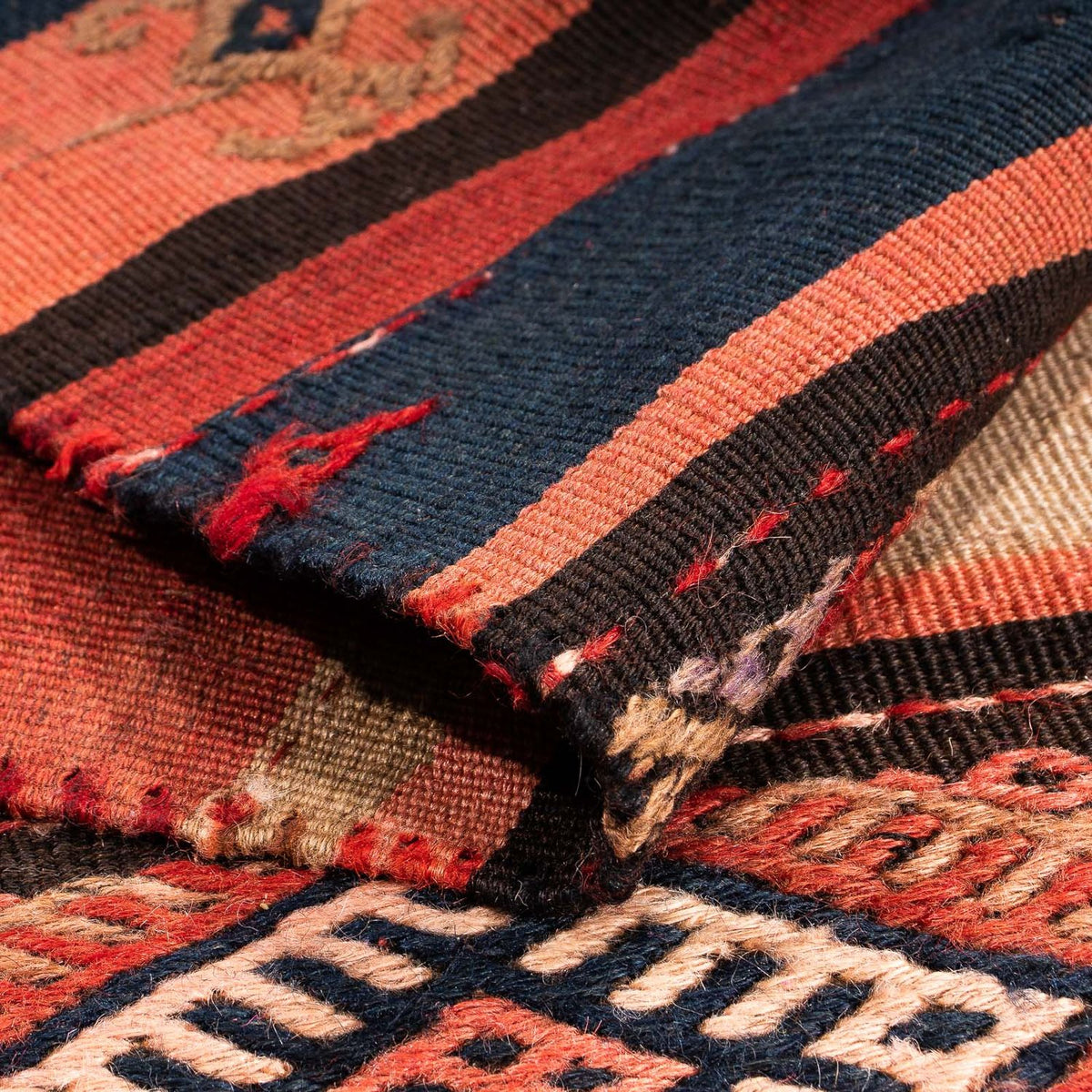 Runner Kelim Rug - Old - 315 x 95 cm - multicolored