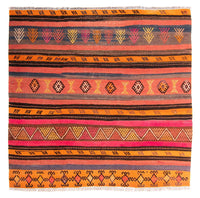 Kelim Rug - Old - 150 x 135 cm - multicolored