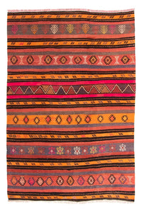 Kelim Rug - Old - 215 x 150 cm - multicolored