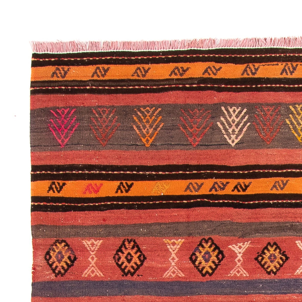 Kelim Rug - Old - 215 x 150 cm - multicolored