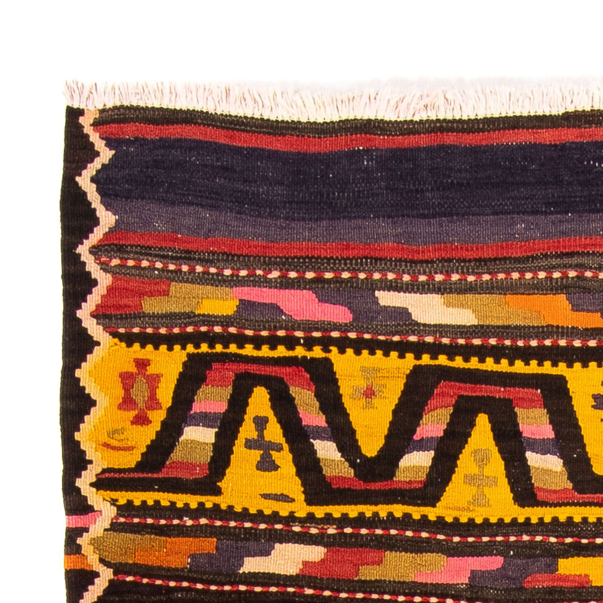 Kelim Rug - Old - 220 x 135 cm - multicolored