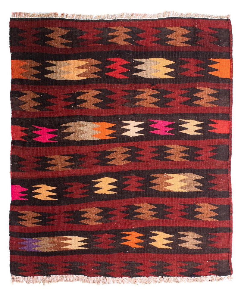 Kelim Rug - Old - 110 x 90 cm - multicolored