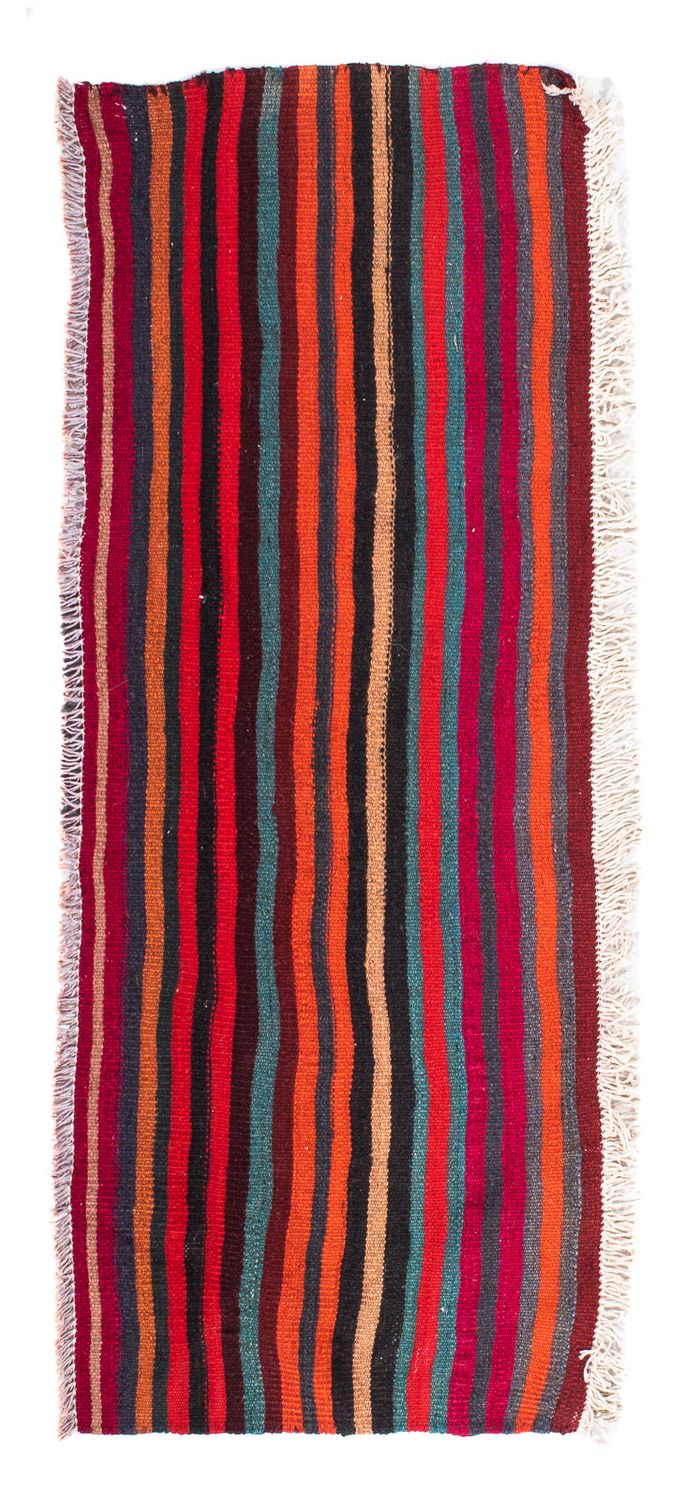 Runner Kelim Rug - Old - 115 x 47 cm - multicolored