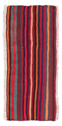 Runner Kelim Rug - Old - 105 x 45 cm - multicolored
