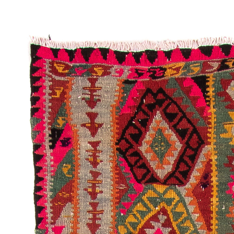 Runner Kelim Rug - Old - 280 x 112 cm - multicolored