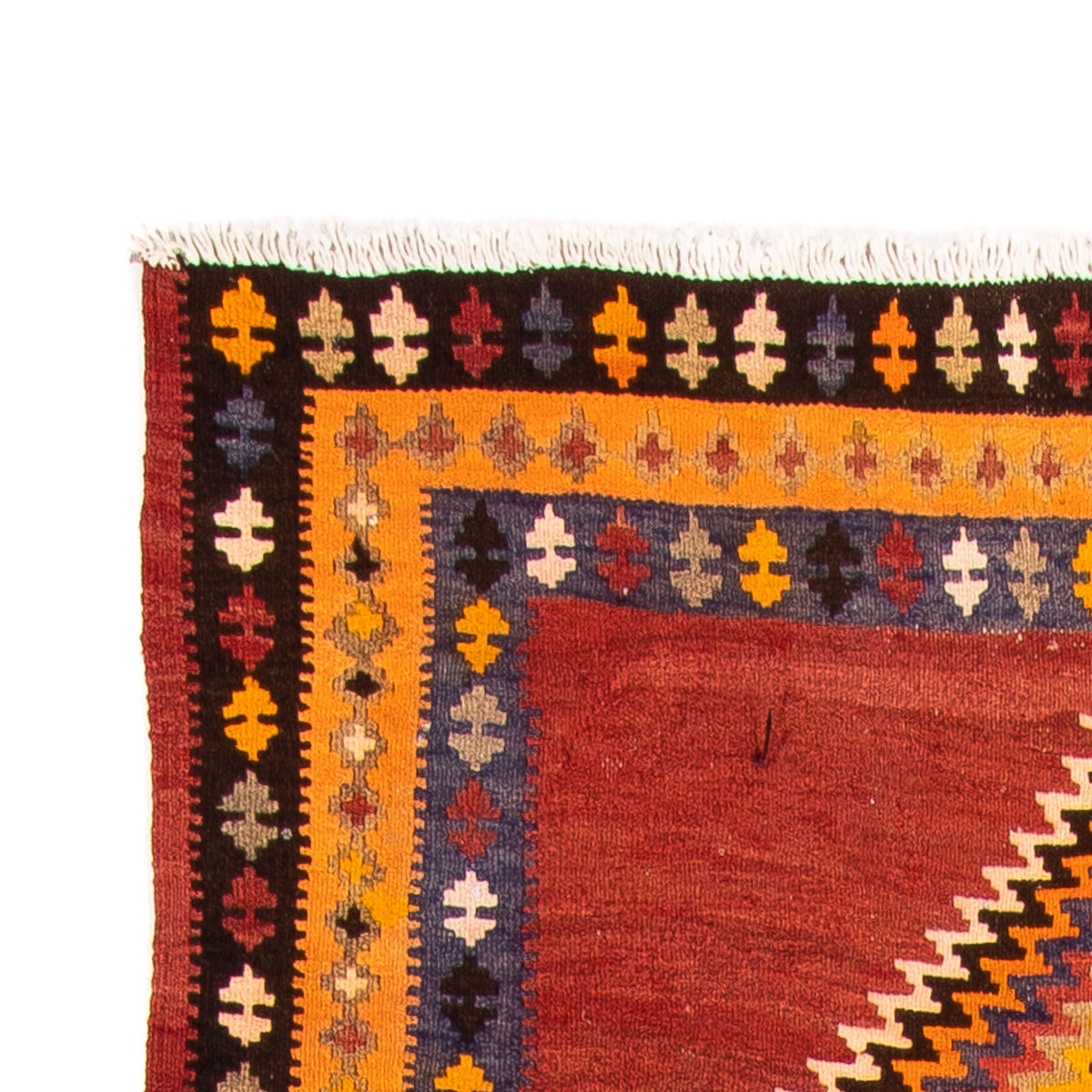 Runner Kelim Rug - Old - 310 x 127 cm - multicolored