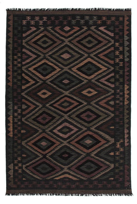 Kelim Rug - Splash - 244 x 169 cm - multicolored