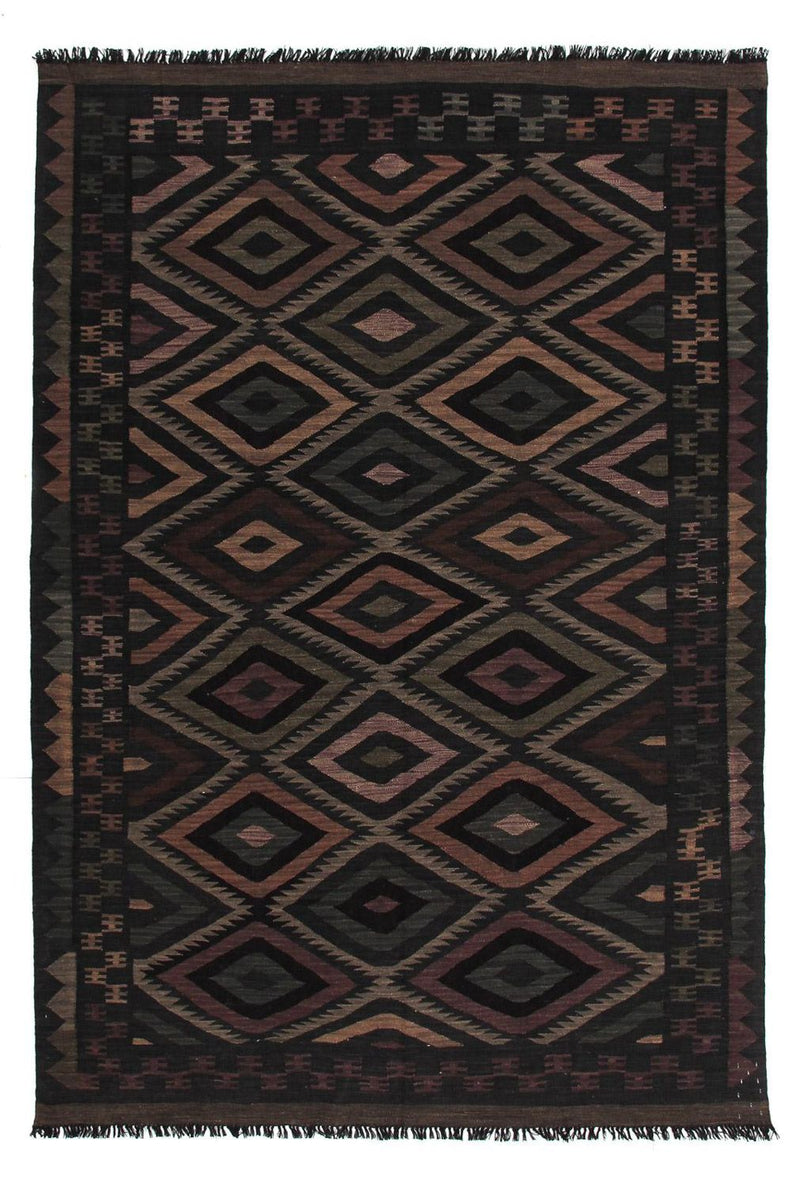 Kelim Rug - Splash - 244 x 169 cm - multicolored