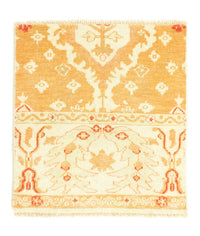 Wool Rug square  - 65 x 62 cm - beige