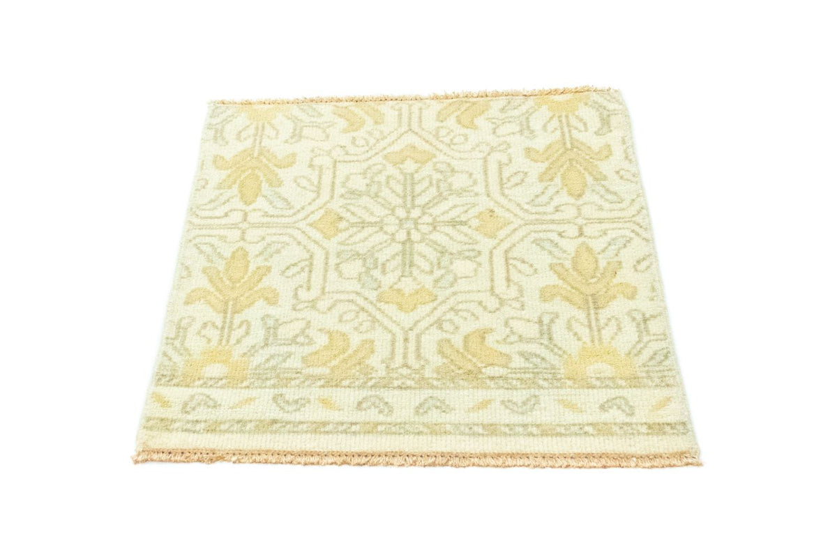 Designer Rug square  - 63 x 60 cm - beige