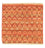 Designer Rug square  - 62 x 59 cm - orange