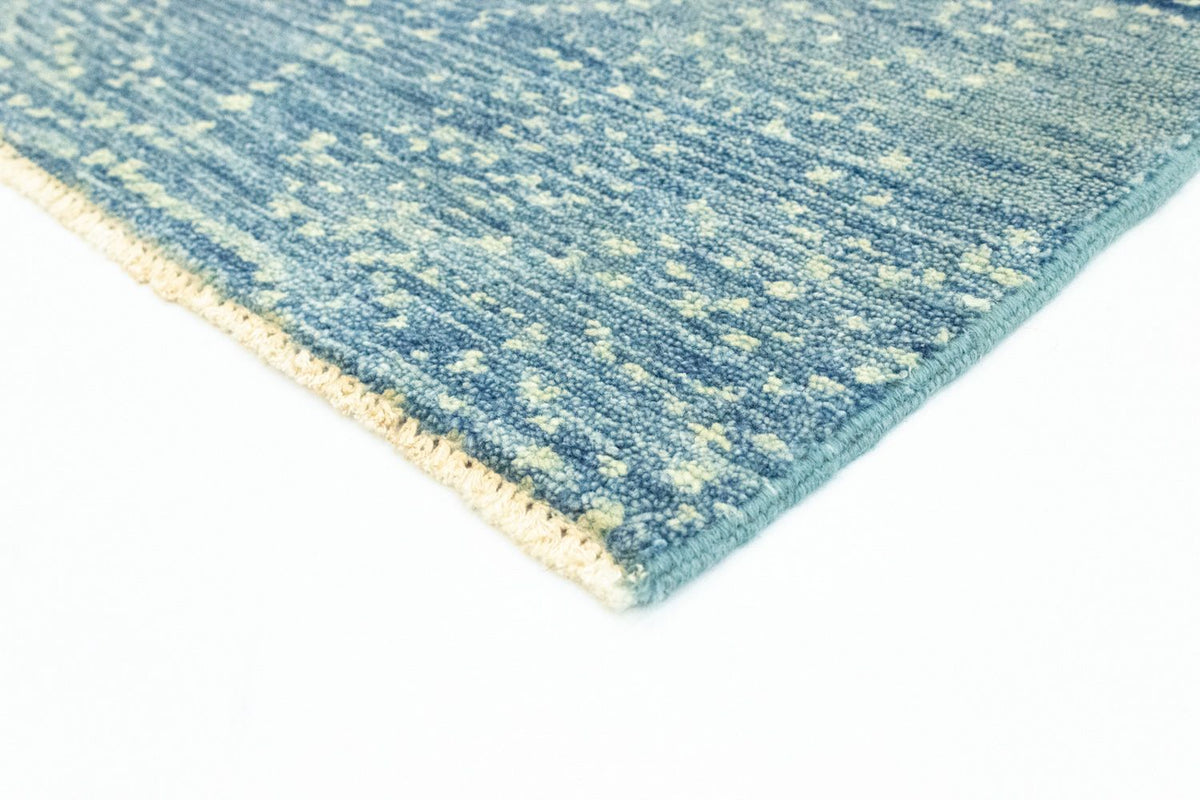 Designer Rug square  - 62 x 61 cm - light blue