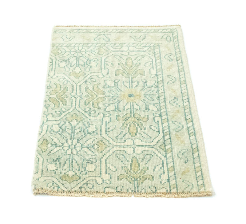 Designer Rug - 90 x 60 cm - light green