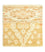 Designer Rug square  - 60 x 58 cm - beige