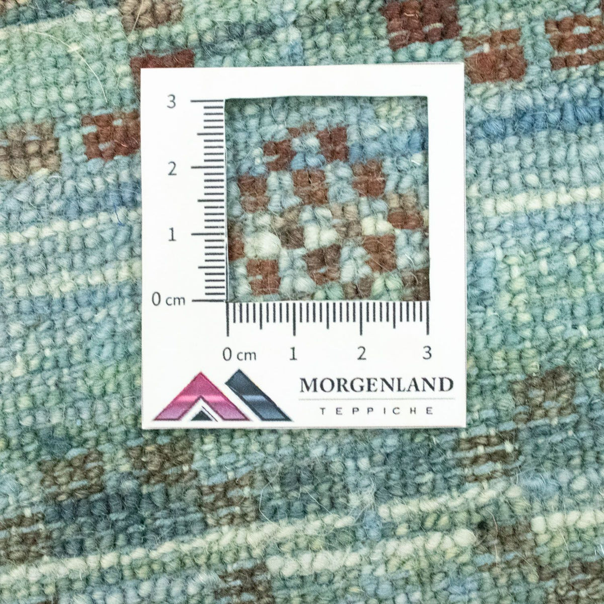 Wool Rug - 92 x 63 cm - light blue