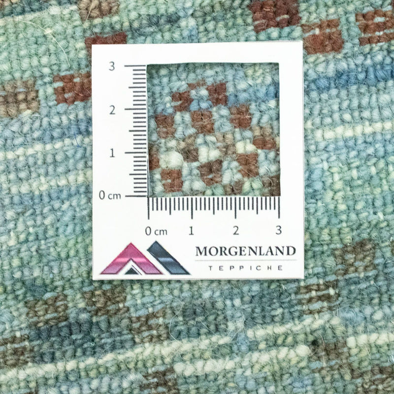 Wool Rug - 92 x 63 cm - light blue