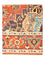 Designer Rug - 94 x 78 cm - orange