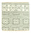 Designer Rug square  - 60 x 60 cm - light green
