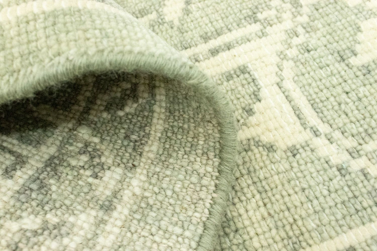 Wool Rug - 90 x 55 cm - green